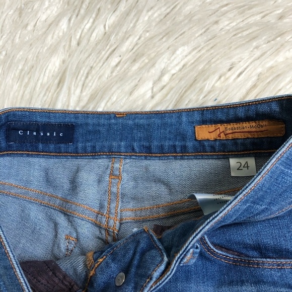 Sebastian McCall Classic Cut Off Denim Shorts EUC - Picture 4 of 7